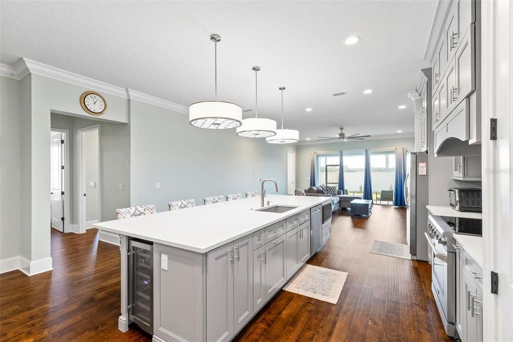 Kitchen and Family Room (Open Floor Plan)