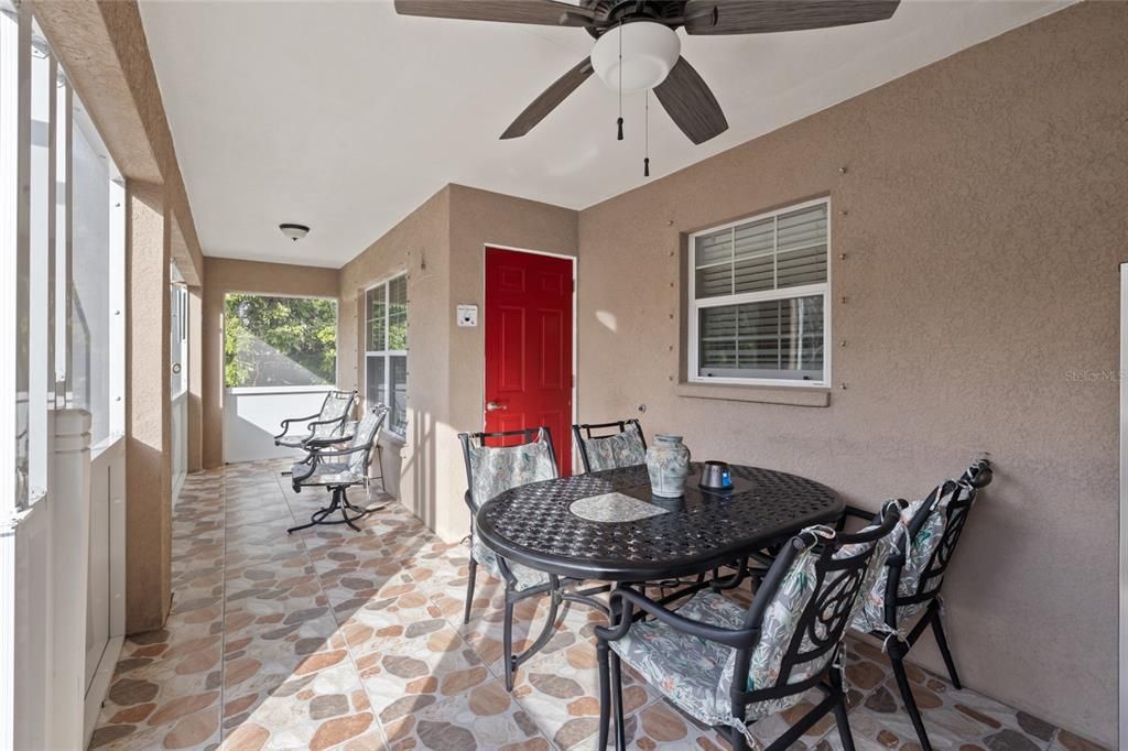 Rear Screened Patio