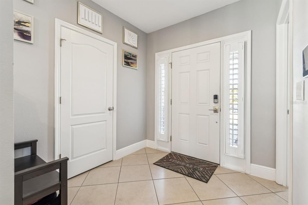 Powder Room adjacent to Front Door