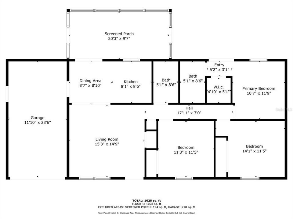 For Sale: $235,000 (3 beds, 2 baths, 1056 Square Feet)