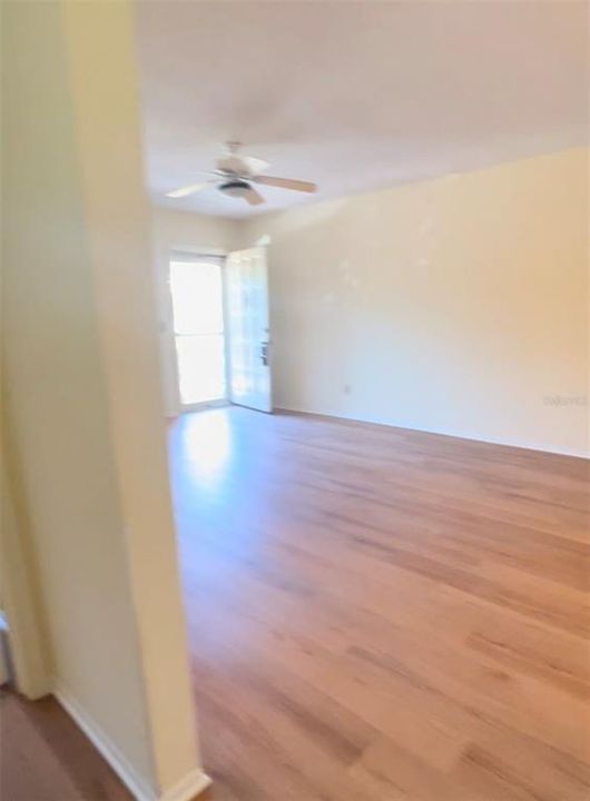 View from hallway to Living Room