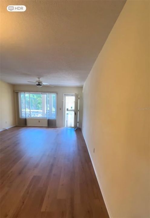 View from Kitchen to Living Area