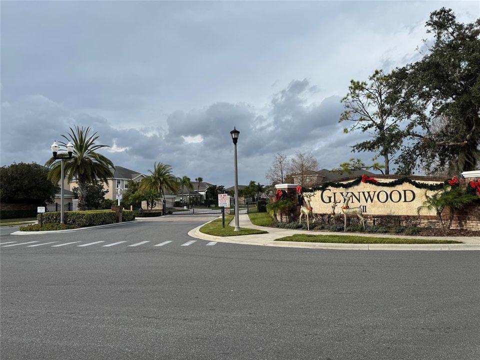 Community Gated Entrance