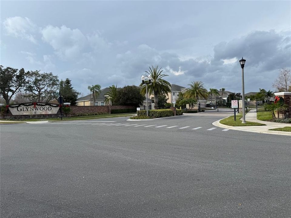 Community Gated Entrance