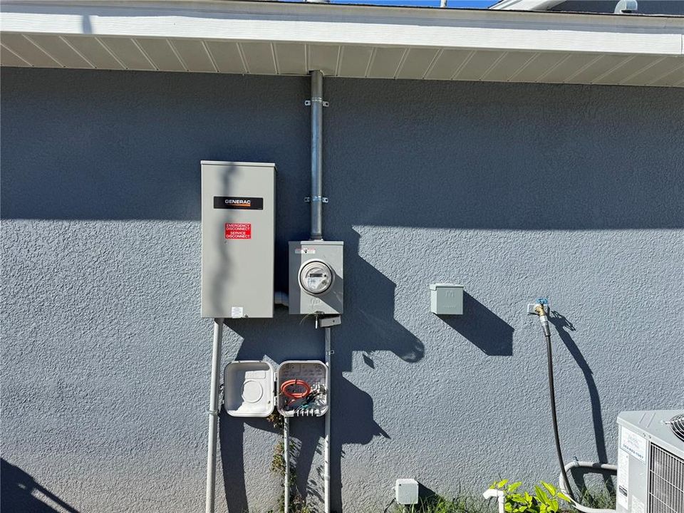 electrical panel and meter box view