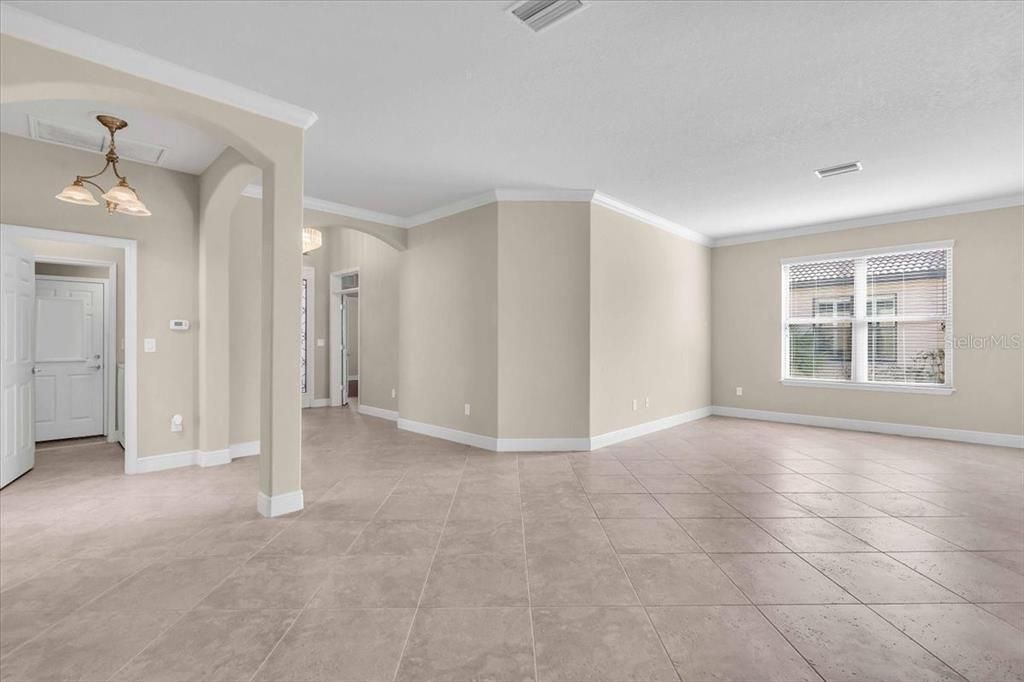 Living Room & Dining Room | 368 Cedar Falls DrApollo Beach, FL  33572