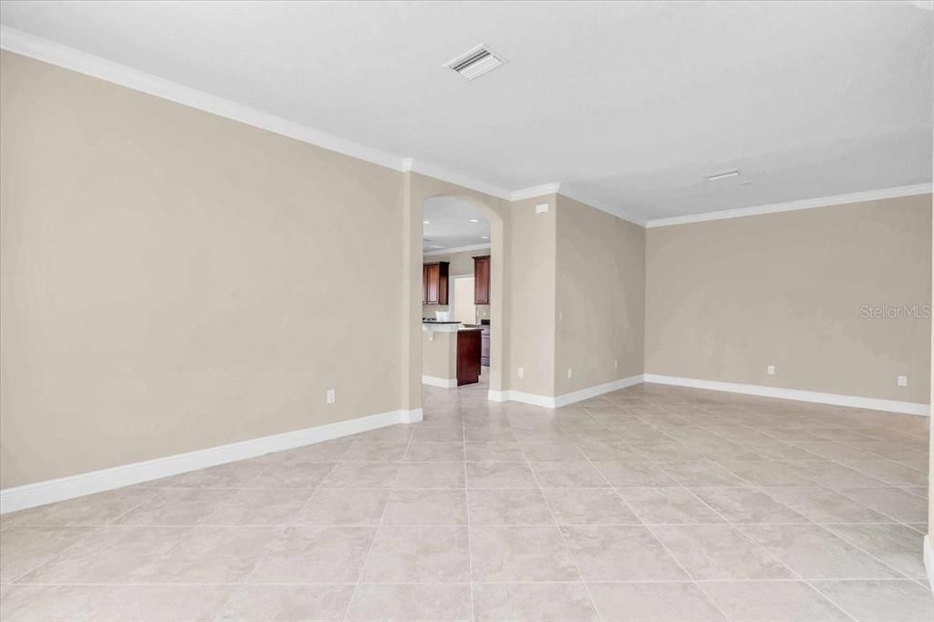 Living Room & Dining Room | 368 Cedar Falls DrApollo Beach, FL  33572