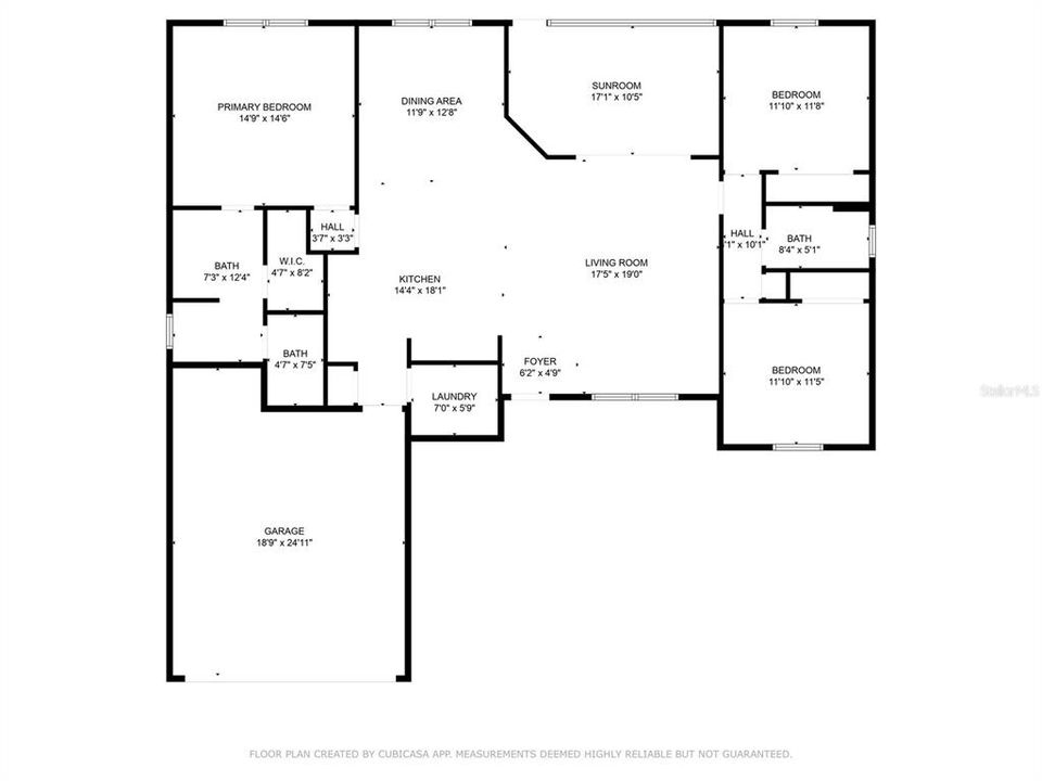 На продажу: $373,000 (3 спален, 2 ванн, 1704 Квадратных фут)