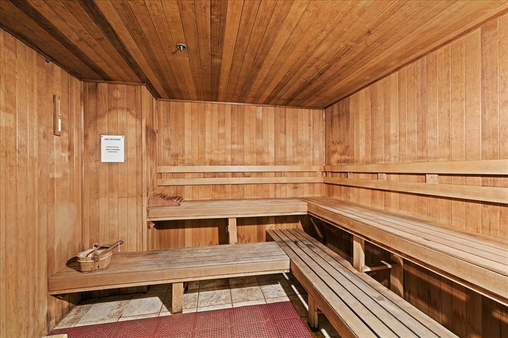 Clubhouse Sauna