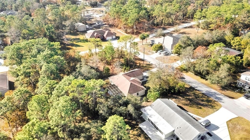 Aerial View Side and Rear