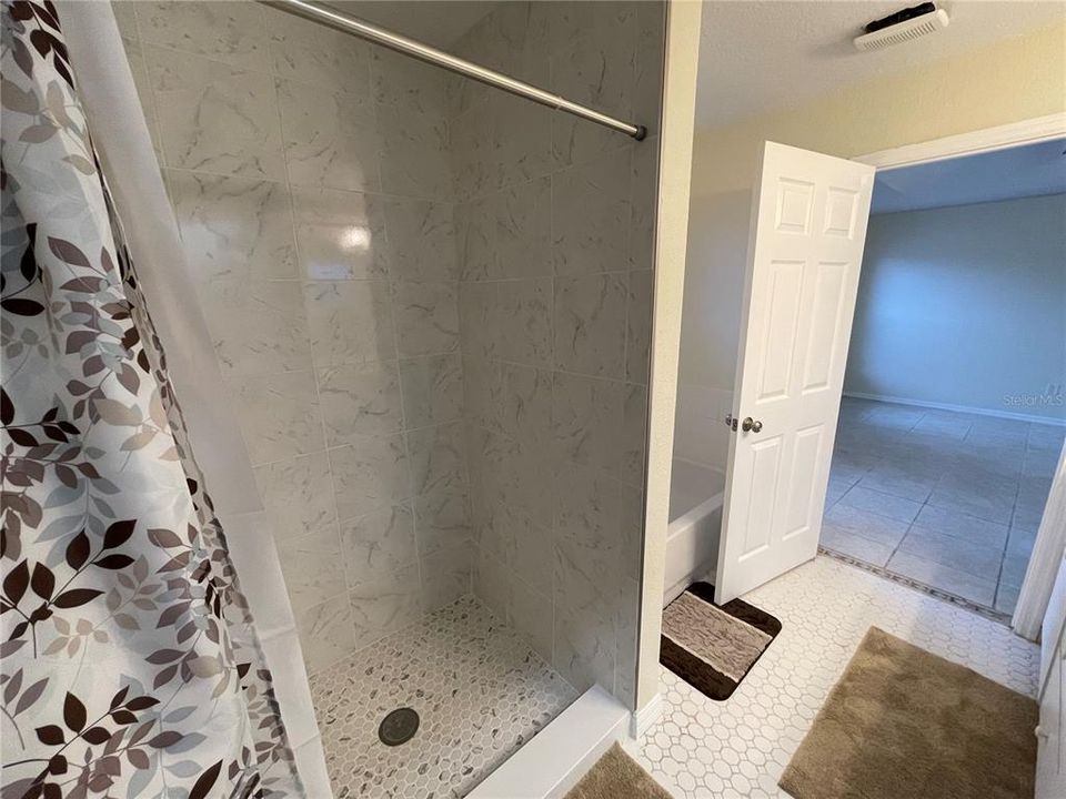 Walk in Shower New Tile Nov 2024