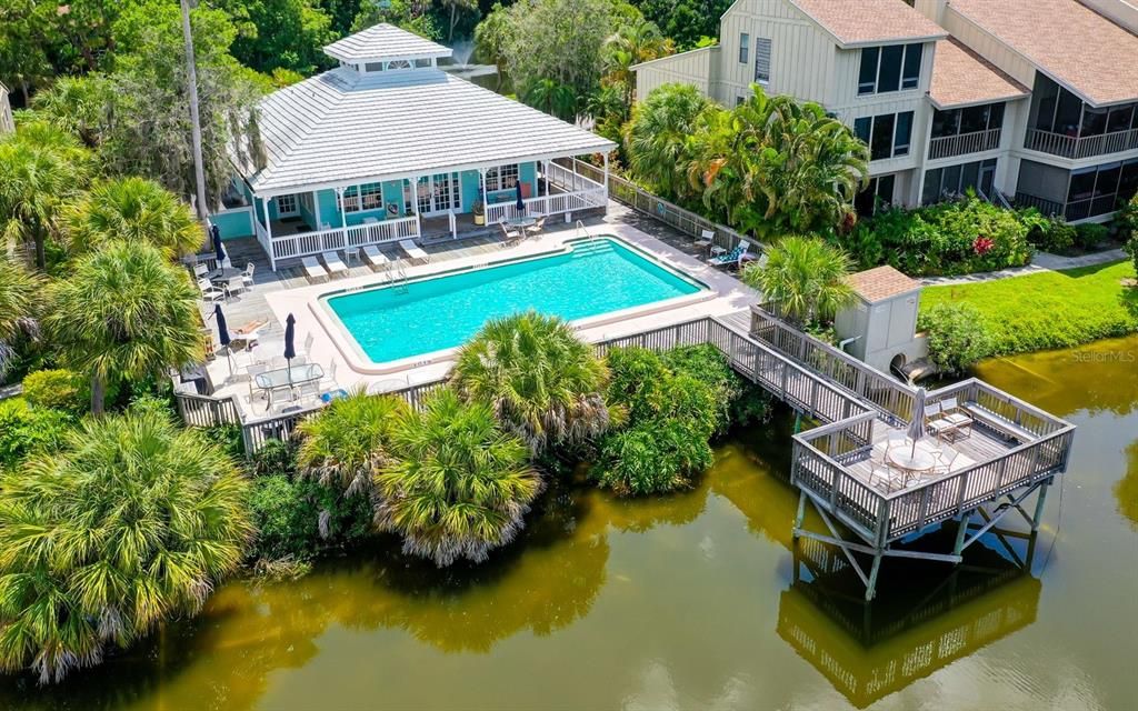 Clubhouse & Community Pool and Fishing Pier/Dock