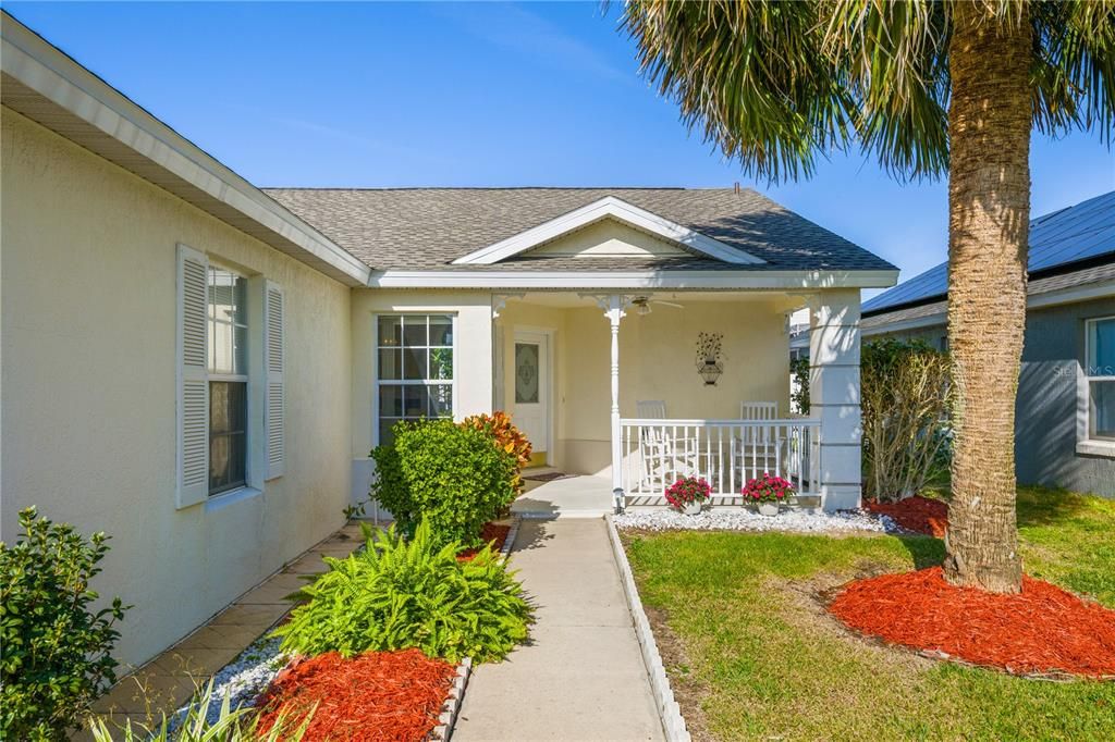 Front porch and entry