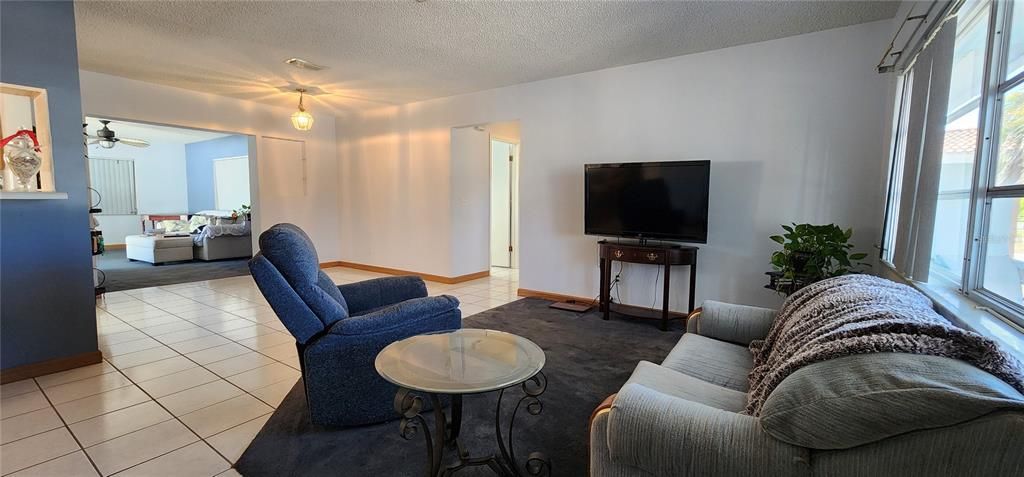 Formal living room at entry