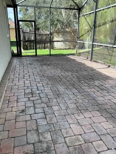 Extended Screened Paver Patio