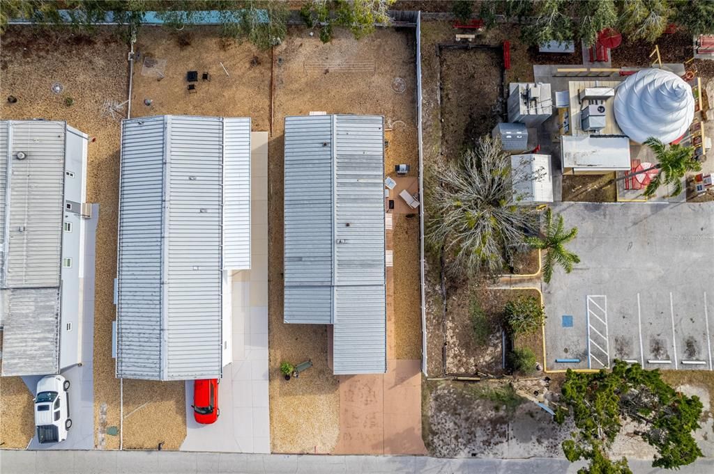 Aerial of roof