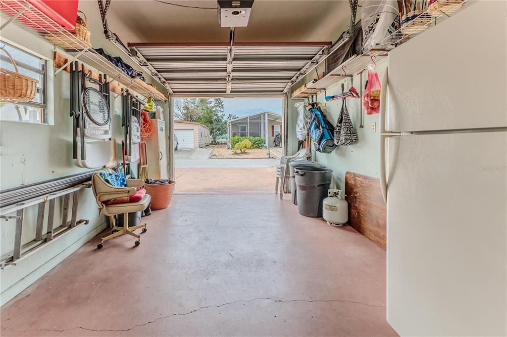 Garage big enough for laundry, car and more!