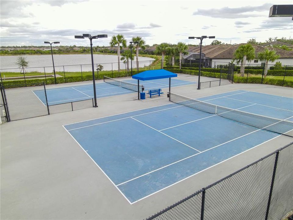 Separate Tennis Courts