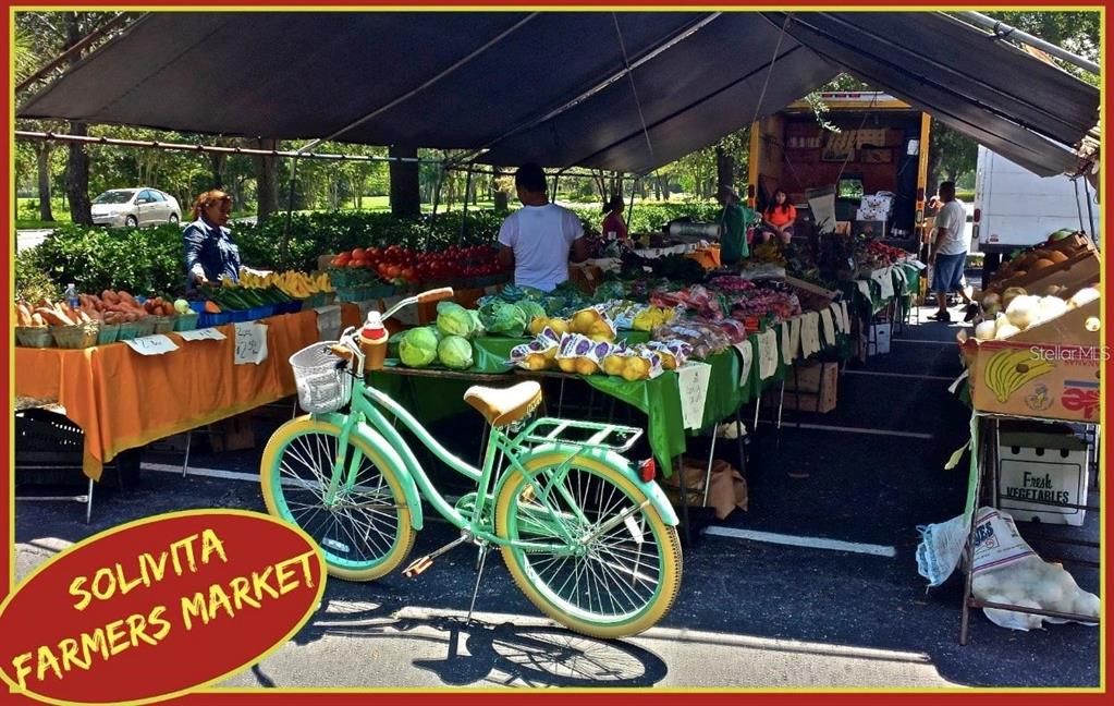 Solivita Farmer's Market Every Monday and Friday!