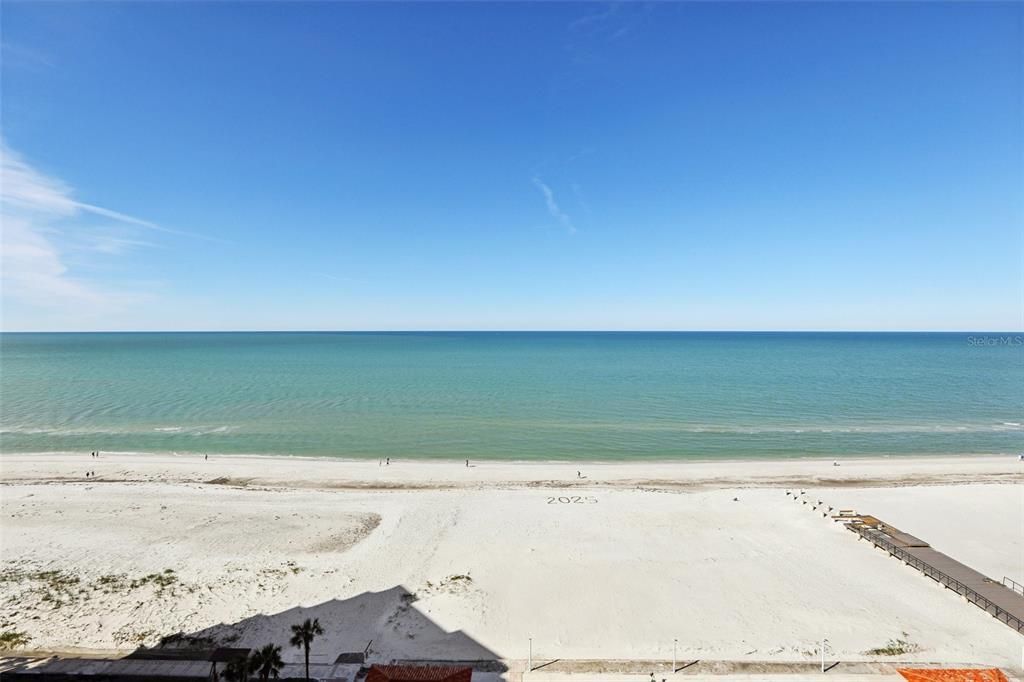 The beach on Jan 3 2025 - lots of sand and waiting for you!