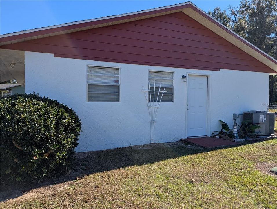 NEWLY REPLACE GARAGE SIDE DOOR