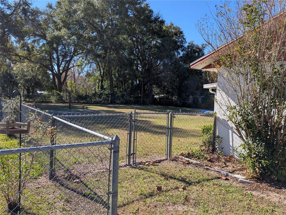 FULLY FENCED AND GATED BACK YARD