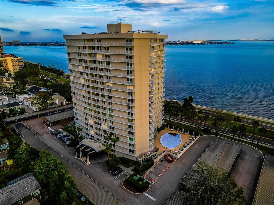 Twilight view toward Hillsborough Bay