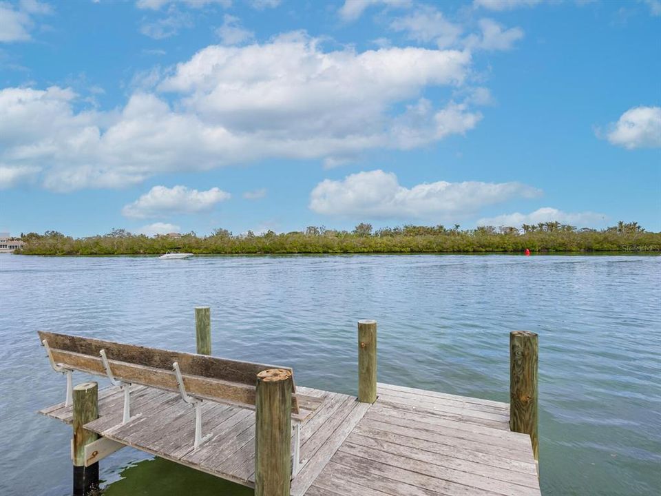 View from dock of Intracoastal