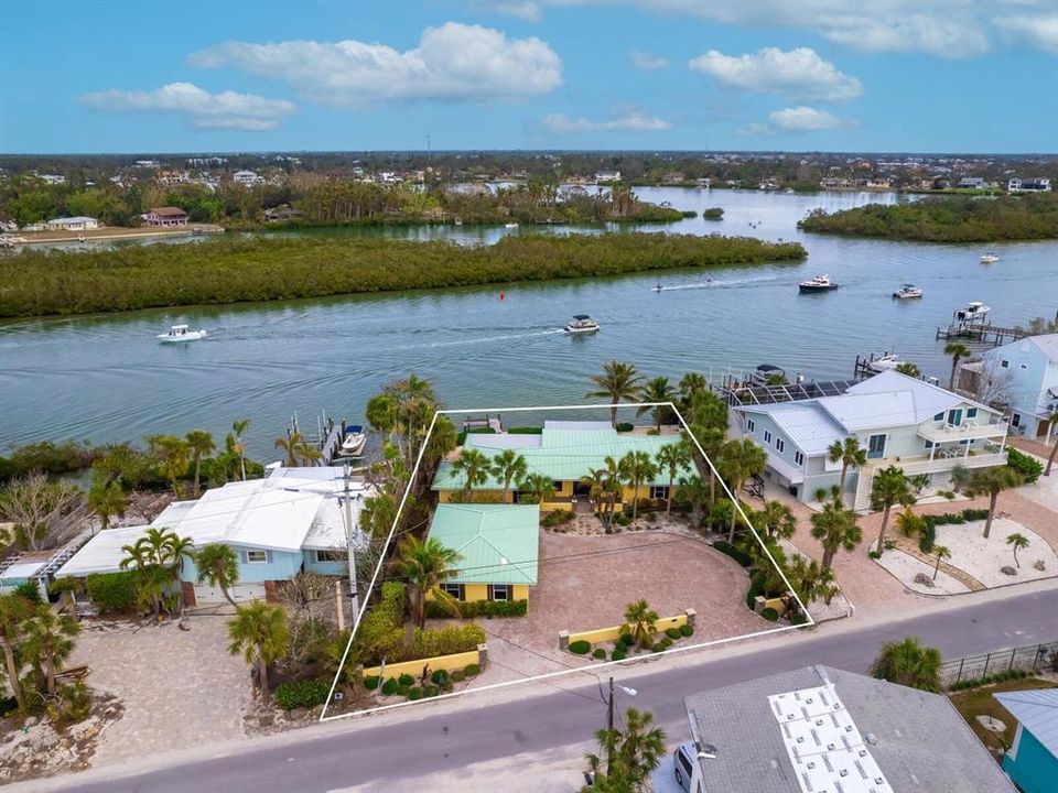 Aerial view to the East with Intracoastal