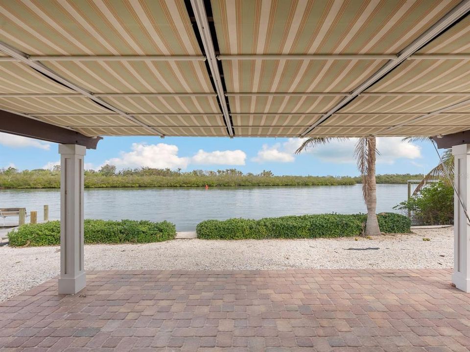 View on Intracoastal from current patio