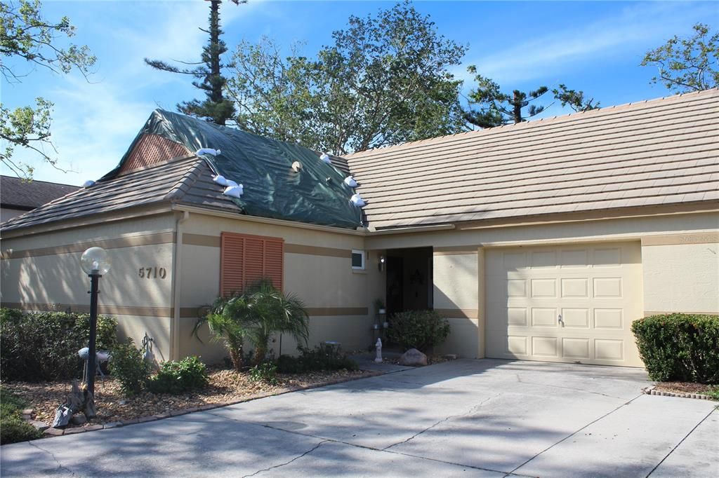 Attached garage & oversized driveway