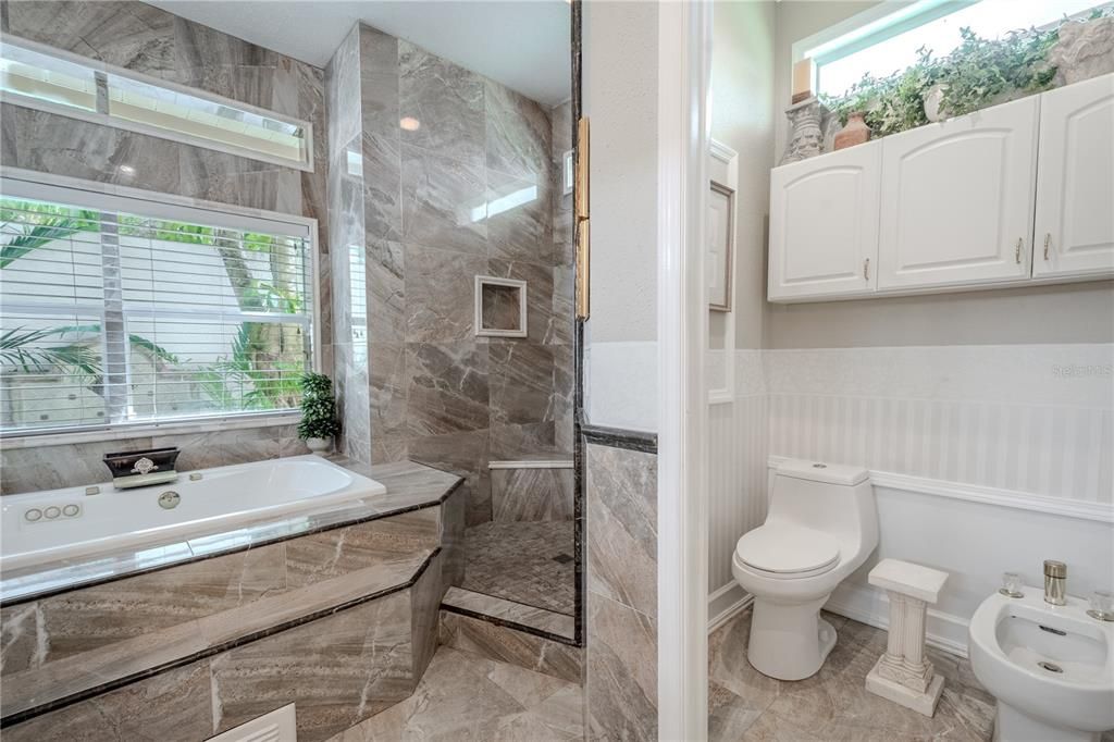 The primary ensuite features a private water closet with a bidet.