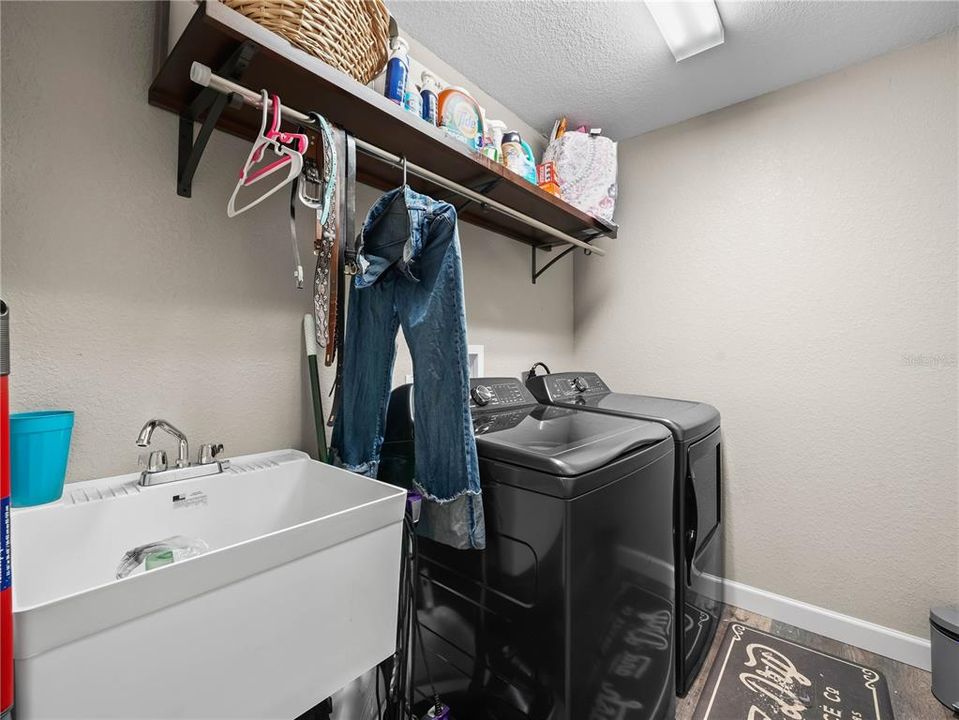 Laundry Room with Utility Sink