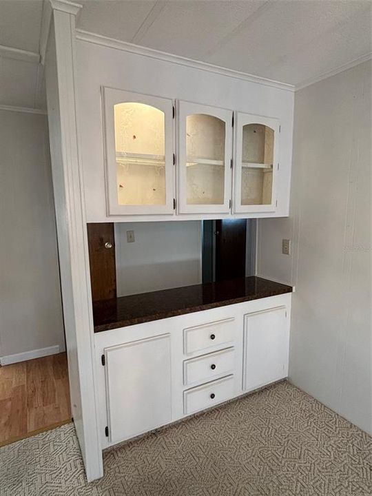 Dining Room built in cabinet