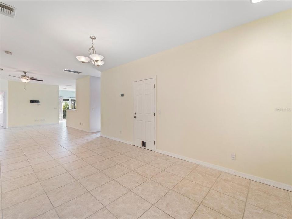 Dining Room with Living Room.