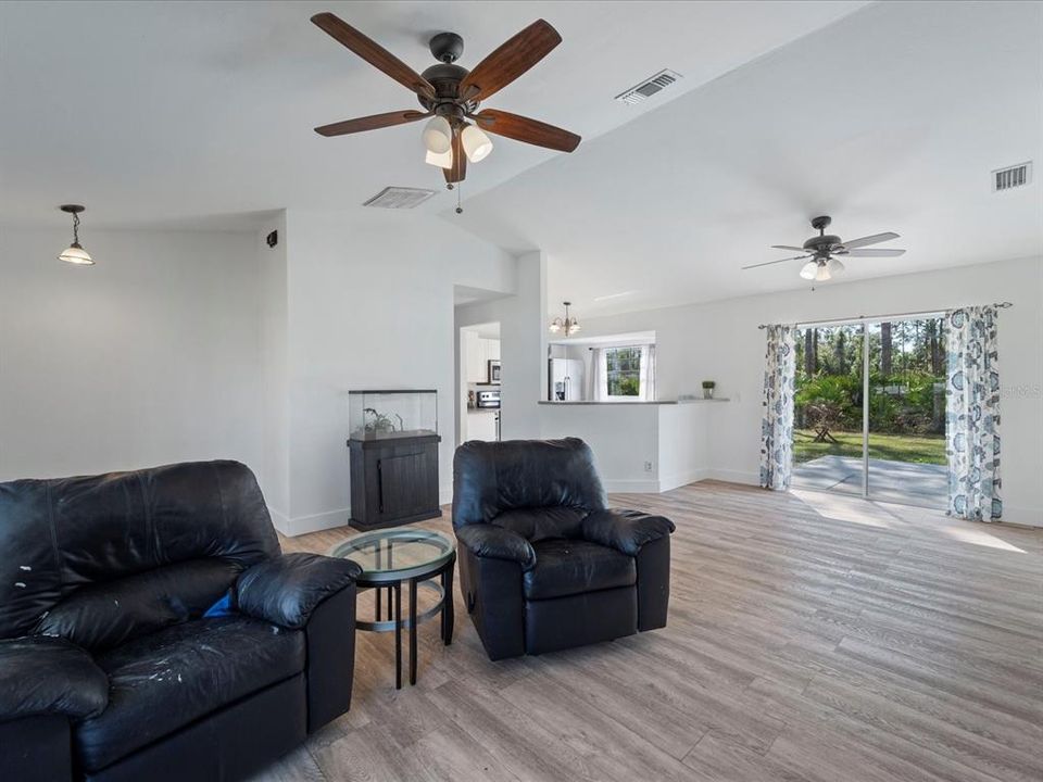 Living Room and Dining Room combo