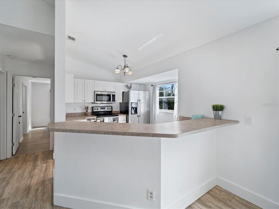 Kitchen with Breakfast bar