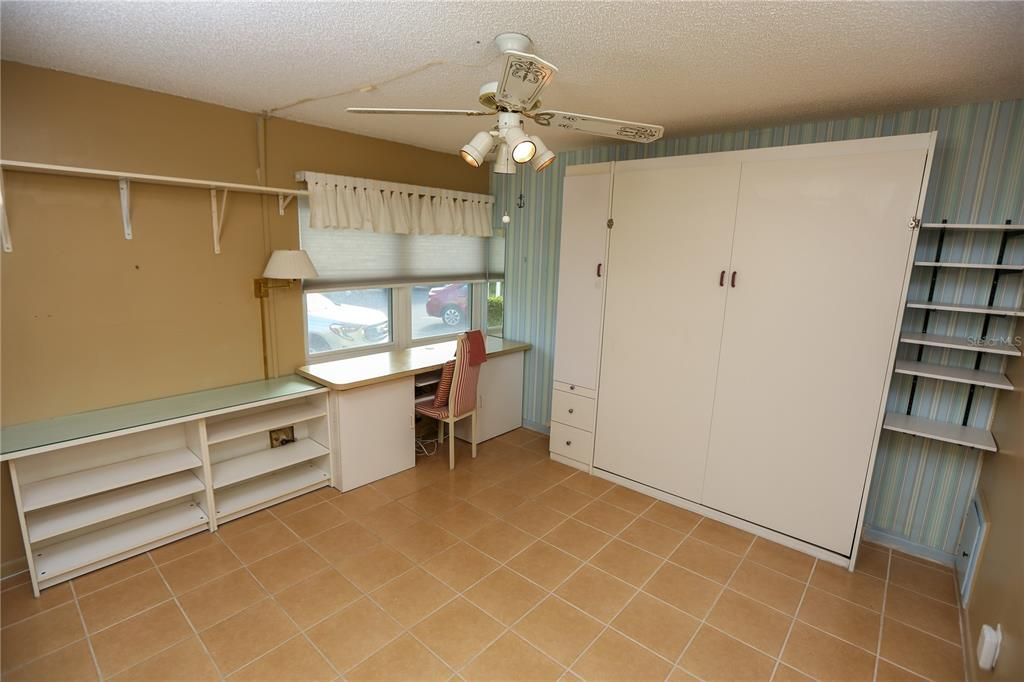 Bedroom #2 with murphy bed