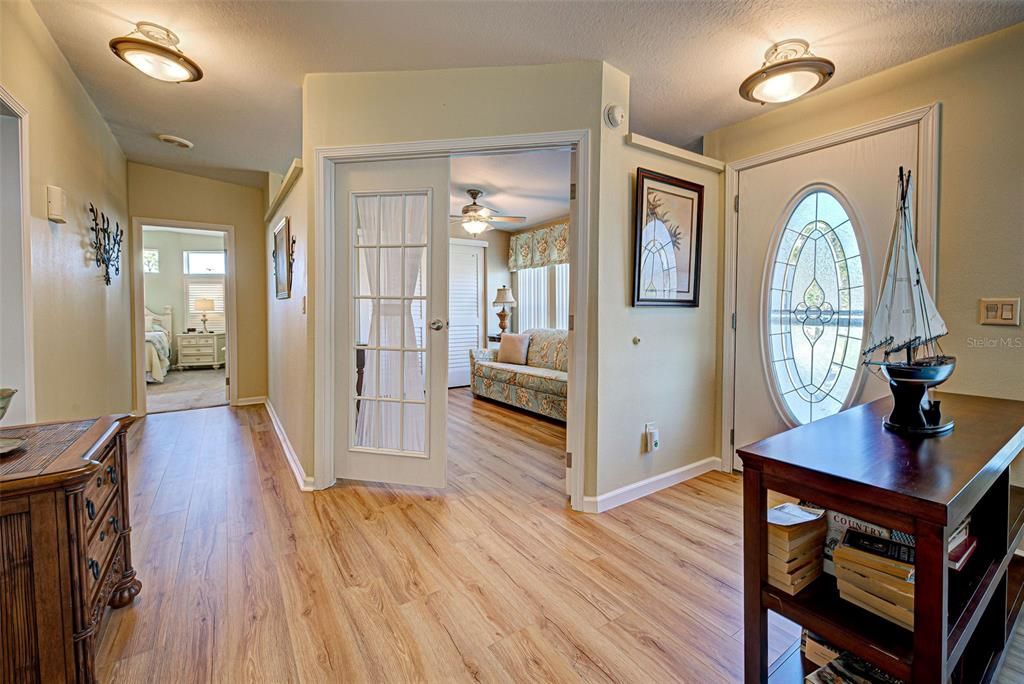 FRENCH DOORS INTO 3RD BEDROOM