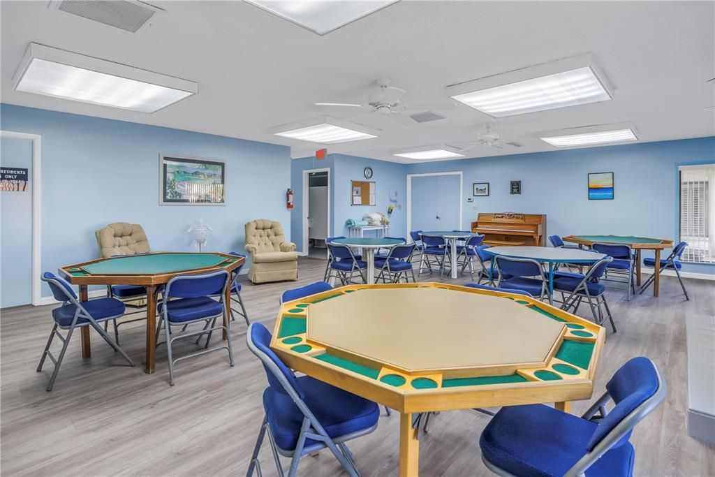 Clubhouse Card Room