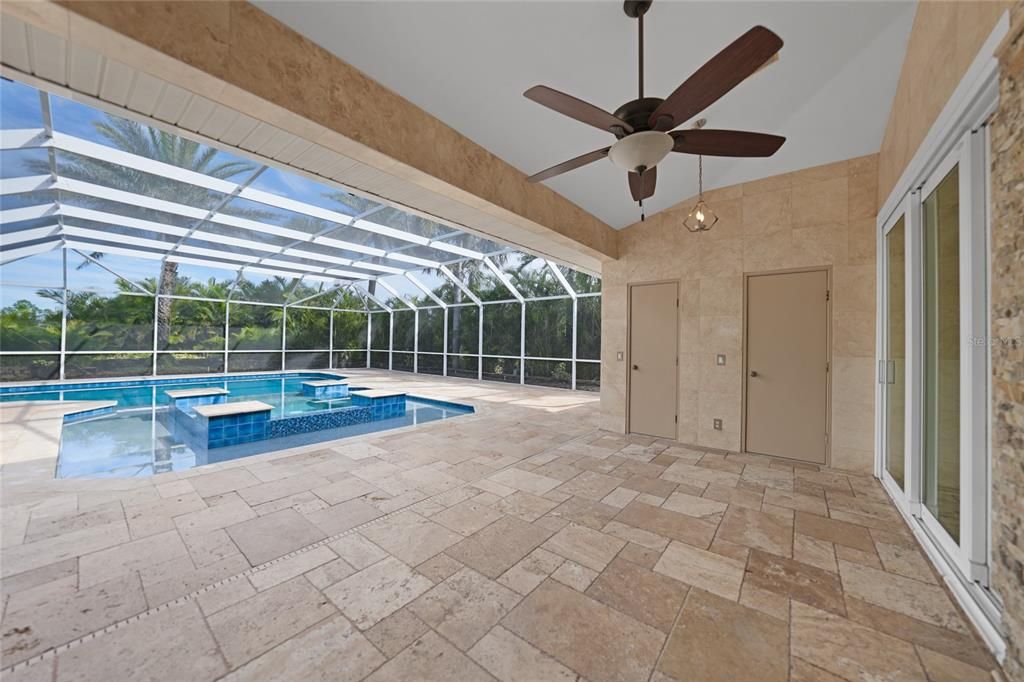 Lanai with Pool Bathroom