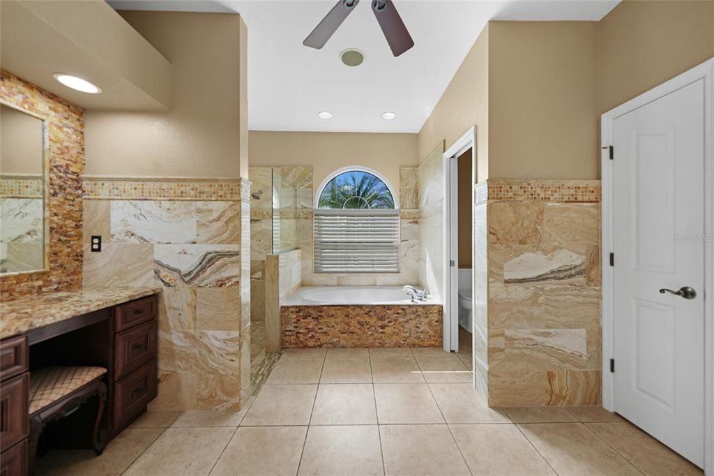 Primary Bathroom with Soaking Tub