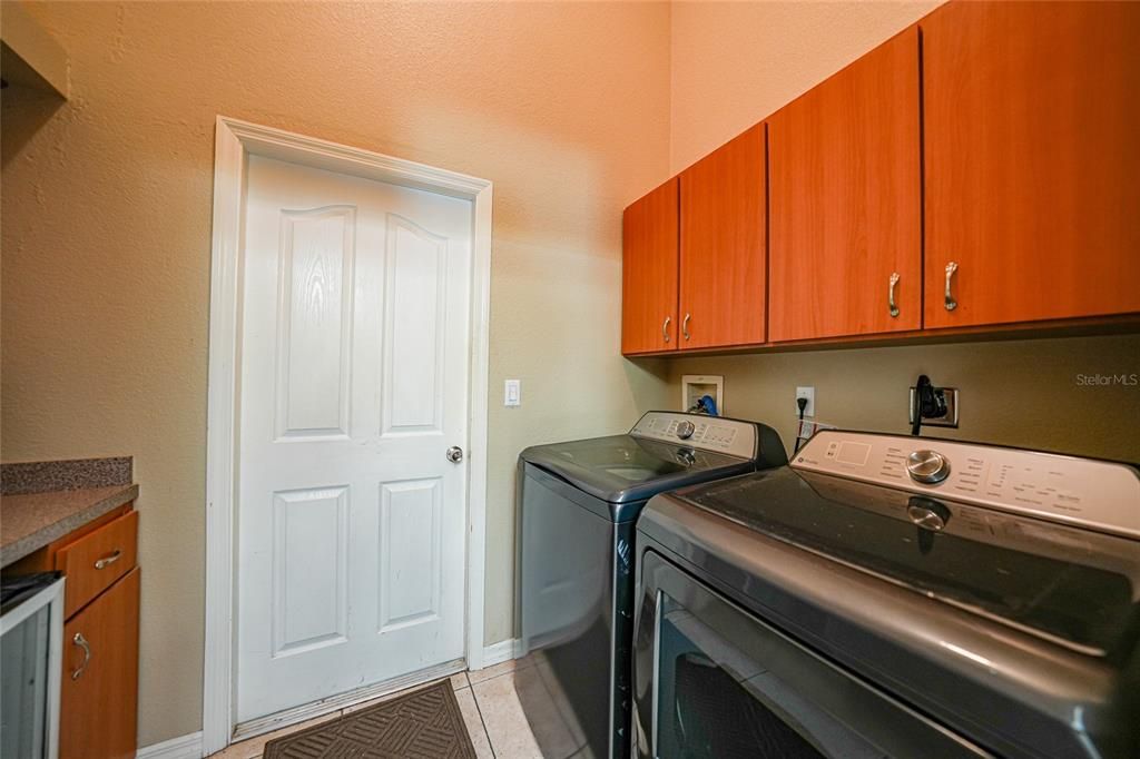 Laundry Room with Wine Frig