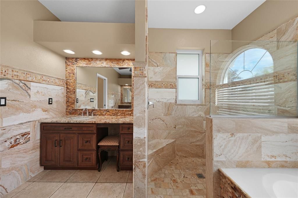 Primary Bathroom with Walk In Shower