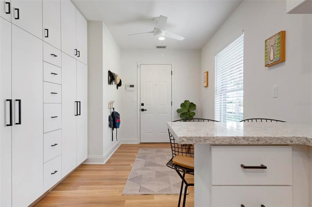 SO much storage!  Tons of cabinets and the pantry is extra deep.