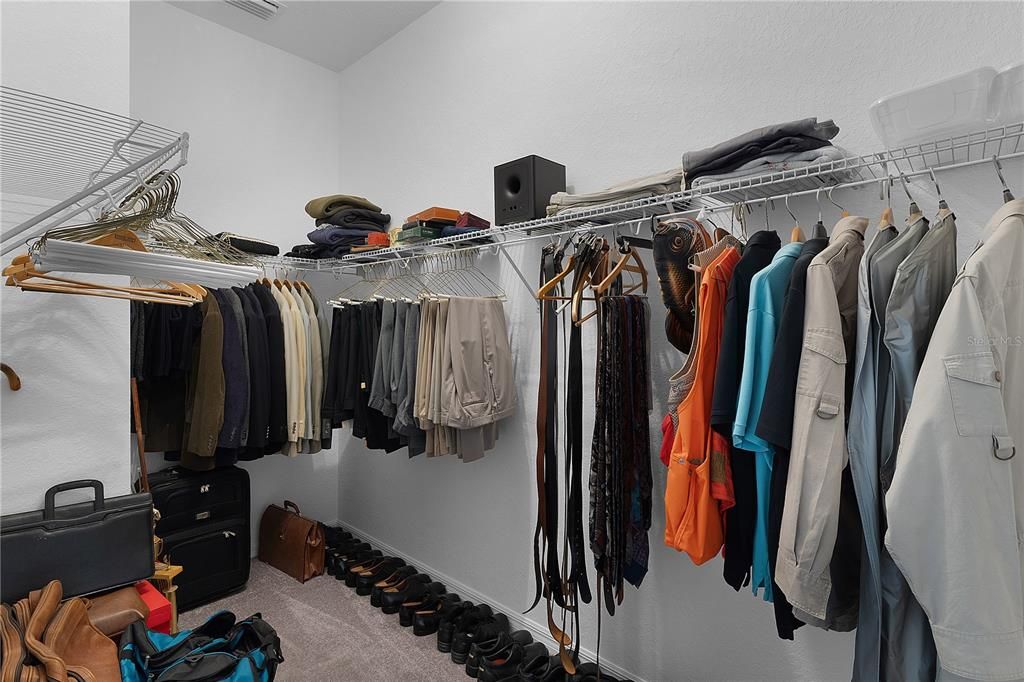 LAGE WALK-IN CLOSET in PRIMARY BEDROOM