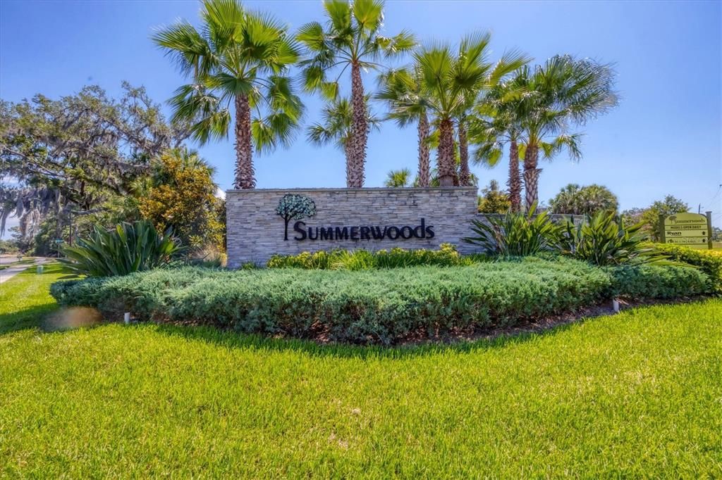 Summerwoods Entrance