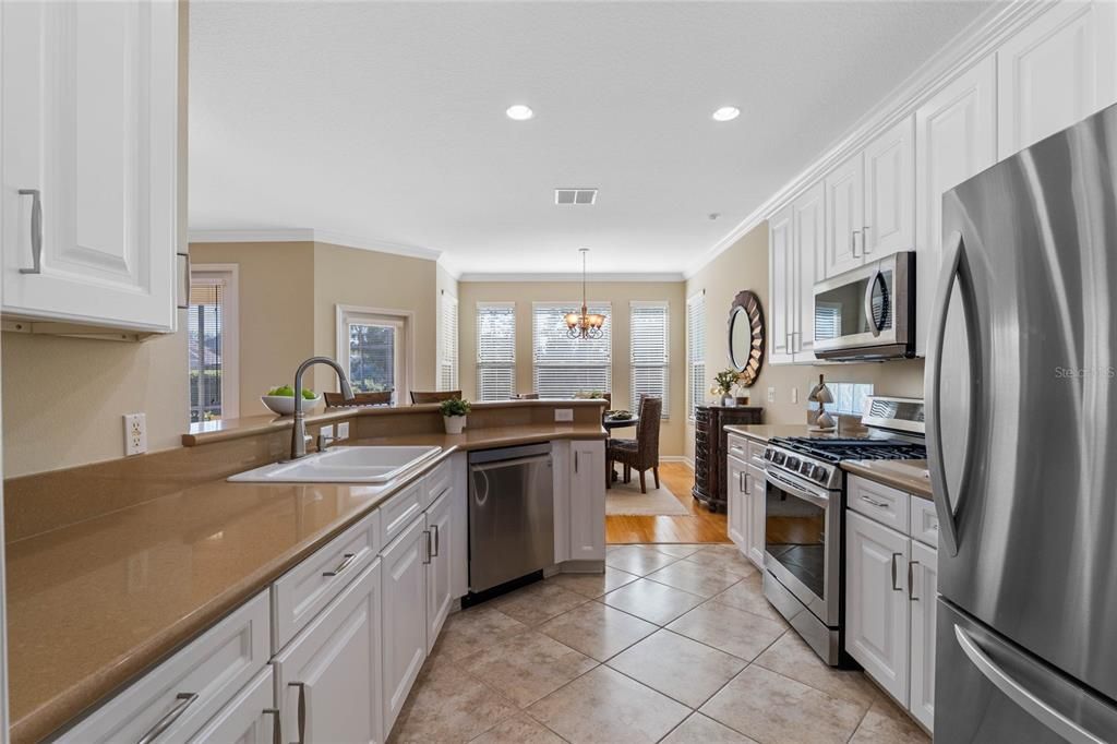 View of the Dining Room from the Kitchen area