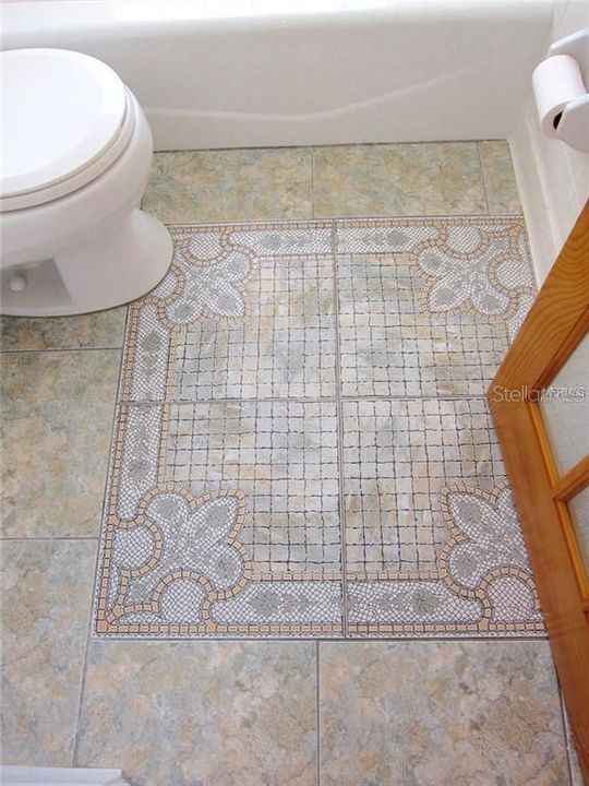 Bathroom floor