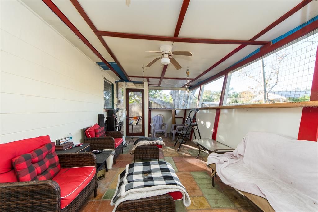 Screened porch